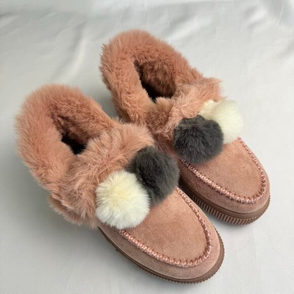 Journee Collection Sunset Slippers Women's Size 8.5 Blush Pink - Picture 1 of 8